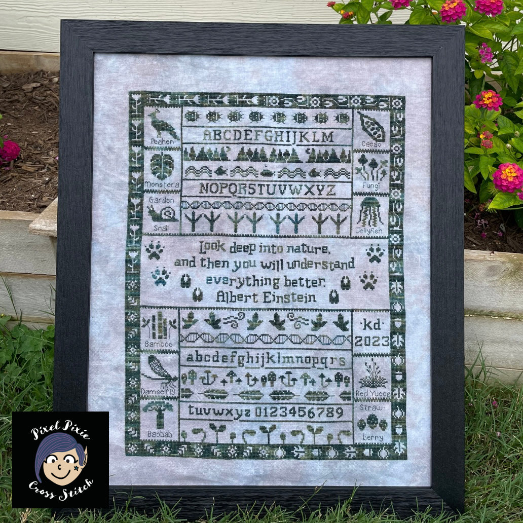 The Natural World - Pixel Pixie Cross Stitch - Cross Stitch Pattern [Needlework Marketplace 2024]