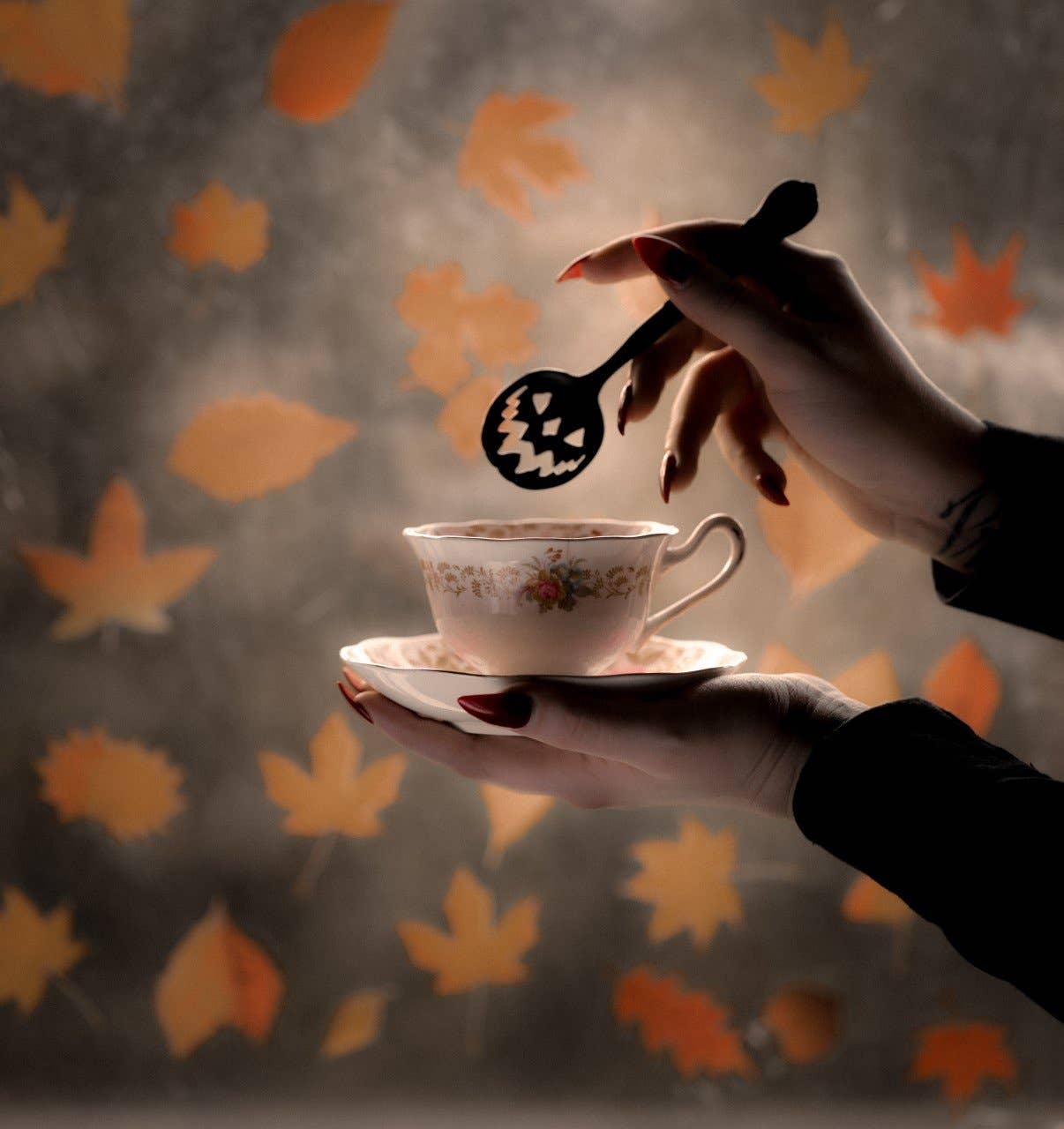 Haunted Hallows Tea Spoon - Lively Ghosts - Stitch Box Vault