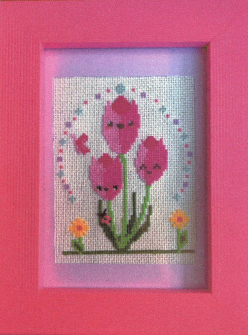 Totally Tulips - World on a String by Dara - Cross Stitch Pattern