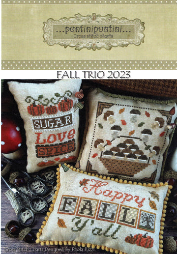 Fall Trio 2023 - PuntiniPuntini - Cross Stitch Pattern