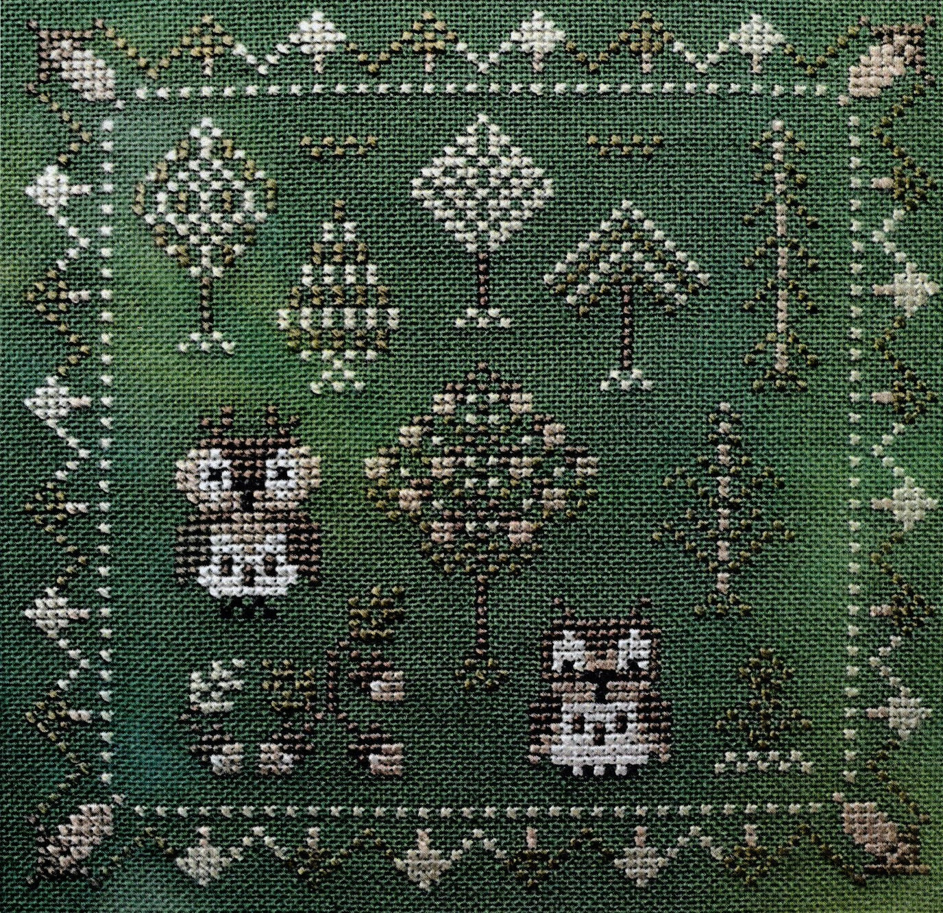 Forest Owls - Kateryna Stitchy Princess - Cross Stitch Pattern