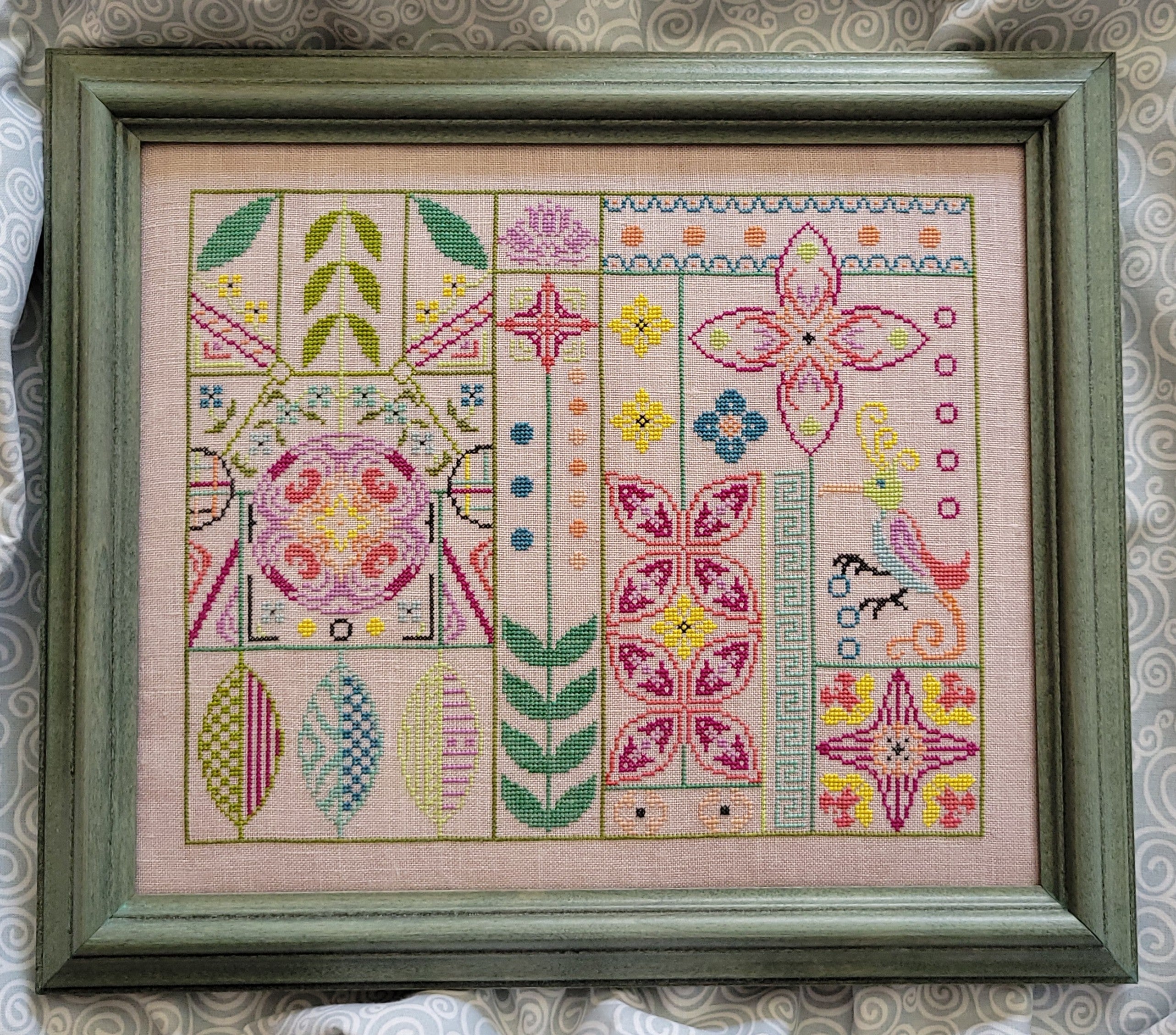 Funky Bird - Wildflower Stitching - Cross Stitch Pattern [Nashville 2026]