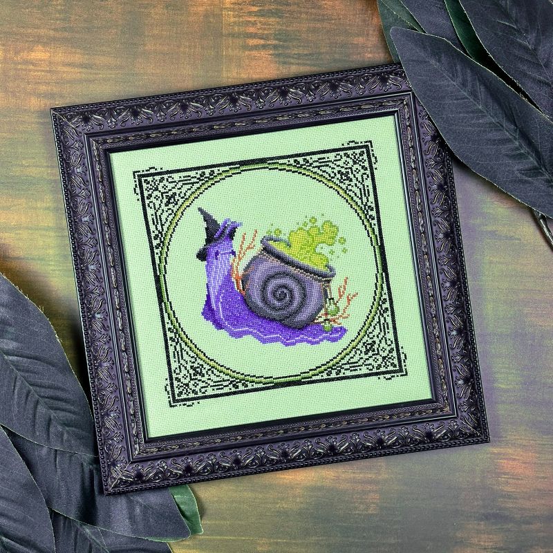 Cauldron Snail - The Stitch Crypt - Cross Stitch Pattern [Nashville 2026]