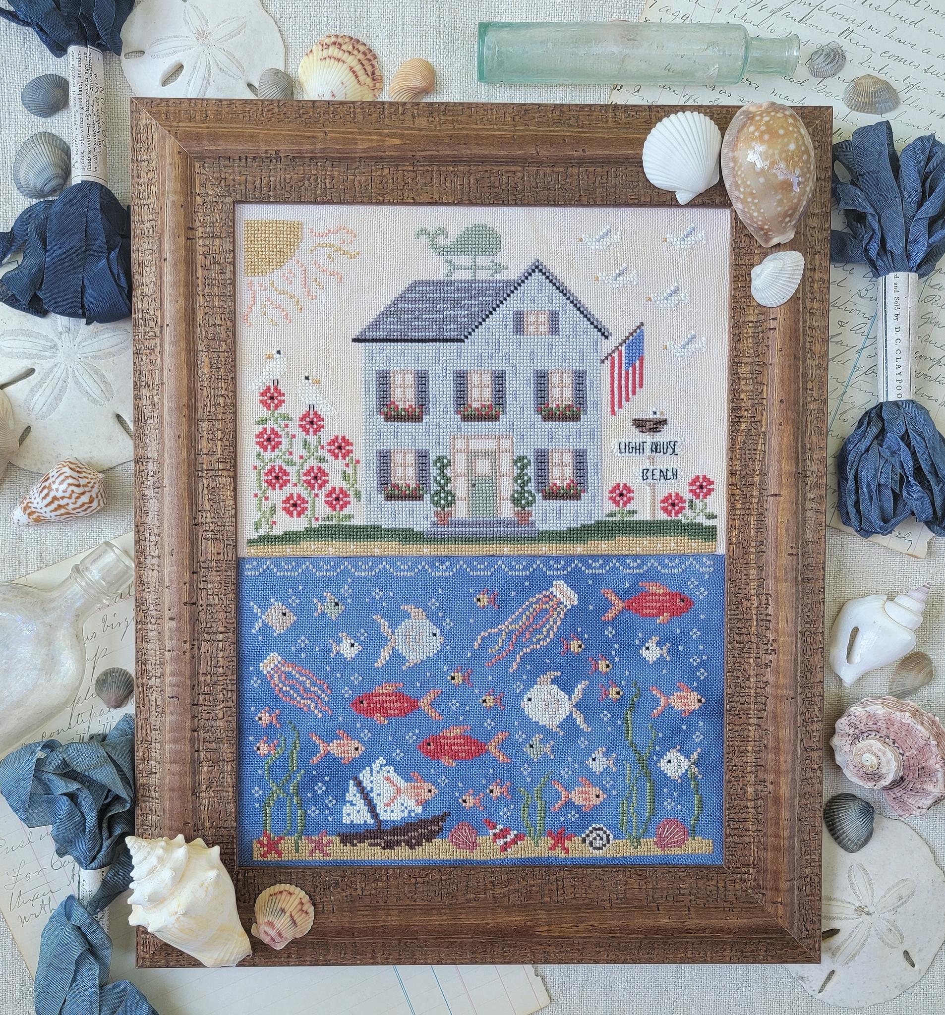 Seaside - Hello From Liz Mathews - Cross Stitch Pattern [Nashville 2026]