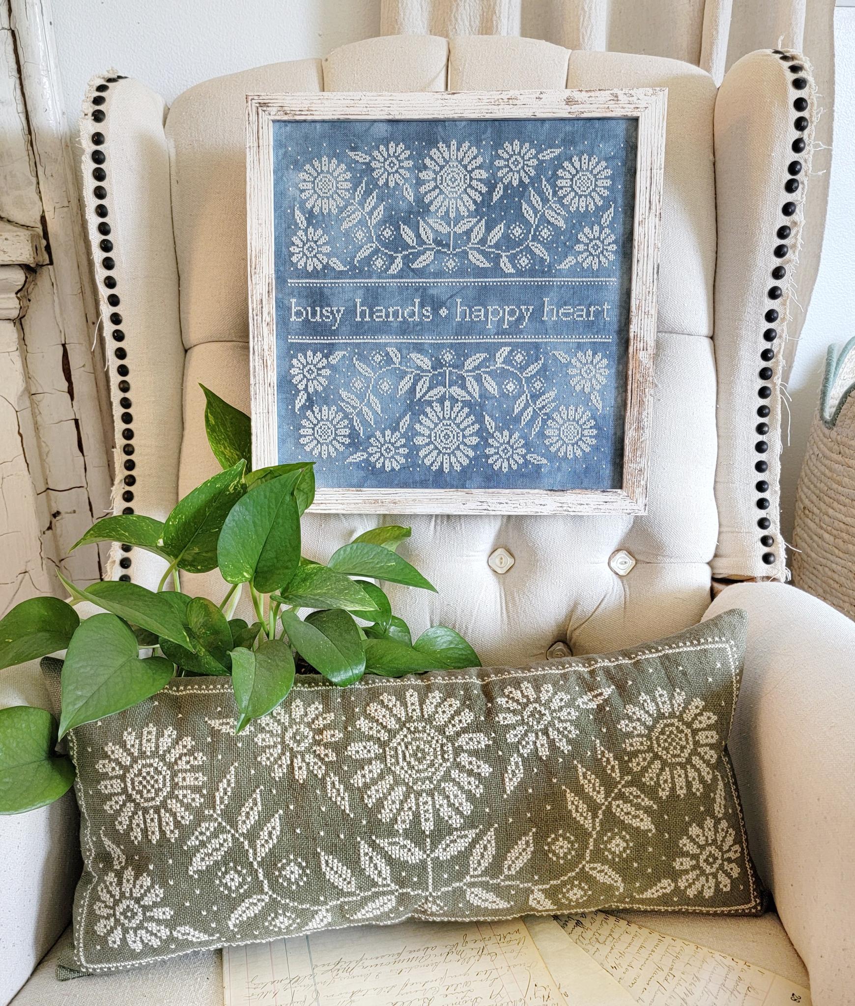 Busy Hands Happy Heart - Hello From Liz Mathews - Cross Stitch Pattern [Nashville 2026]