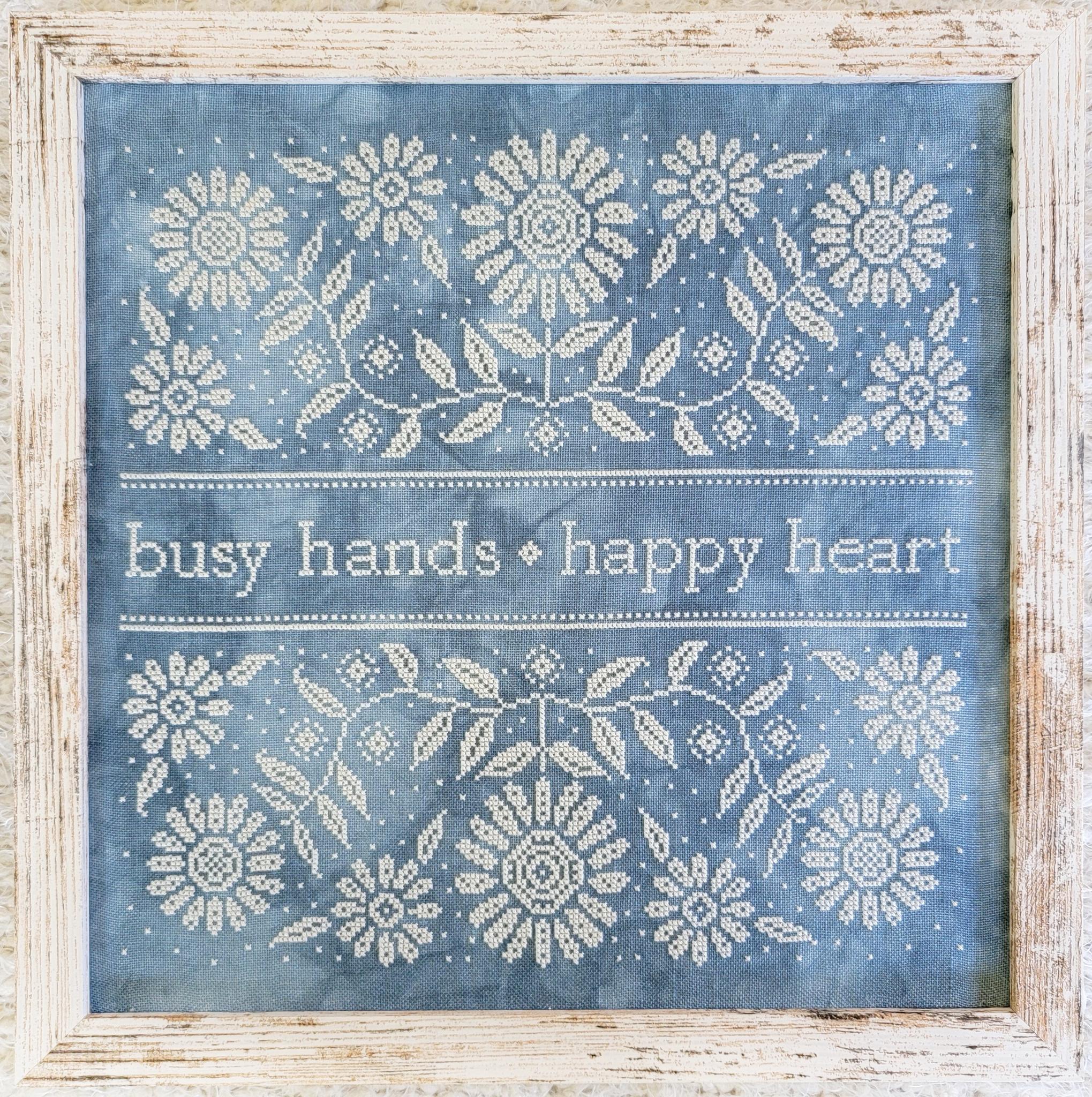 Busy Hands Happy Heart - Hello From Liz Mathews - Cross Stitch Pattern [Nashville 2026]