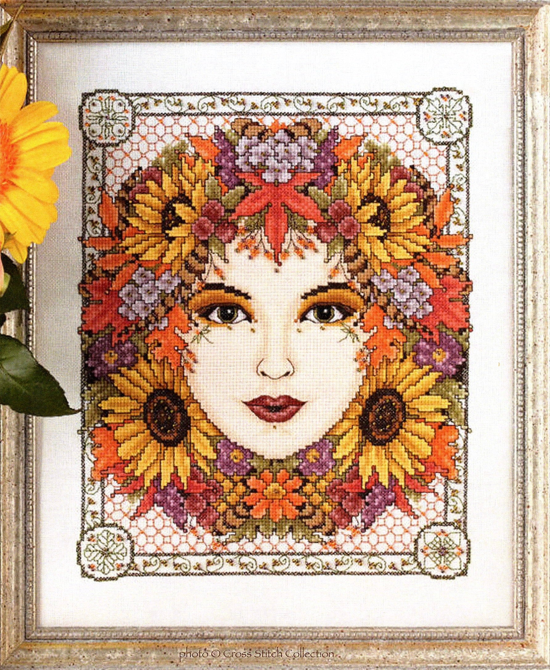 Autumn Goddess - Joan Elliott Design - Cross Stitch Pattern