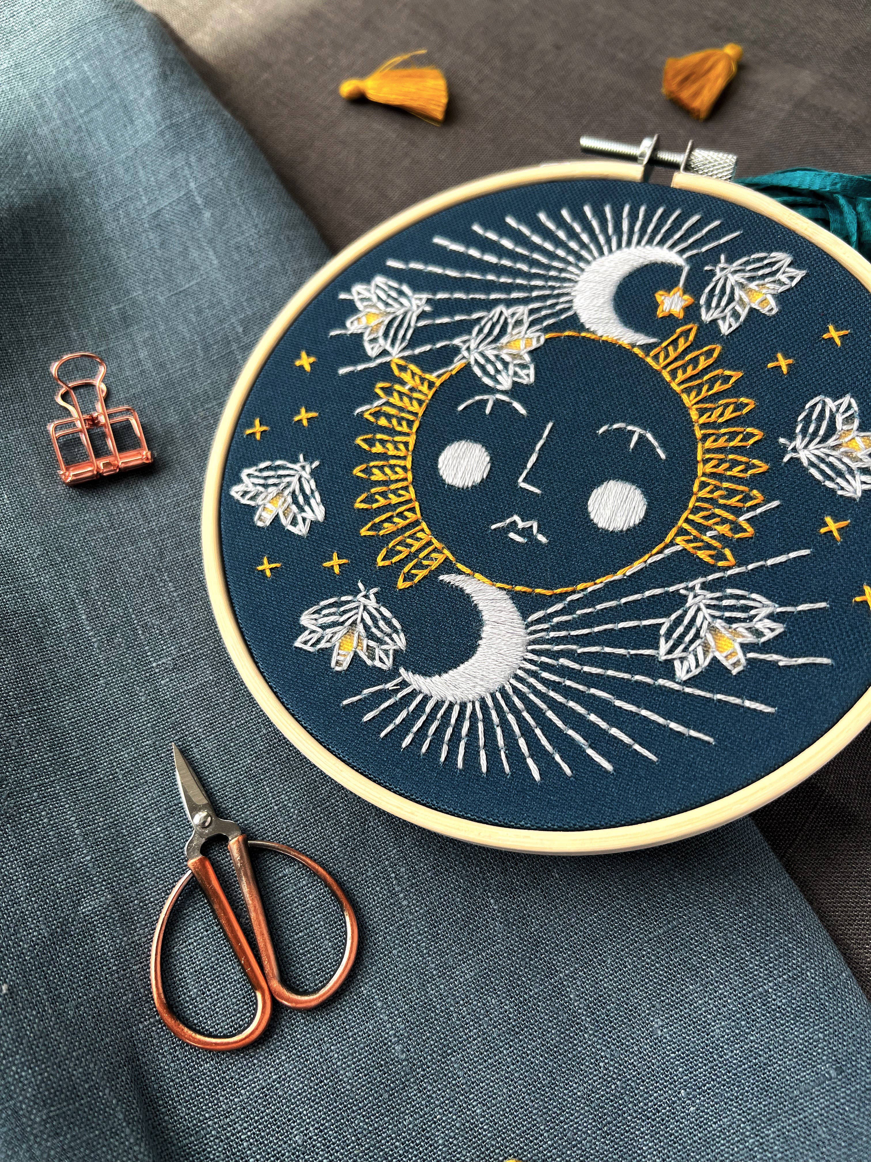 Moonglow Embroidery Kit - Rikrack