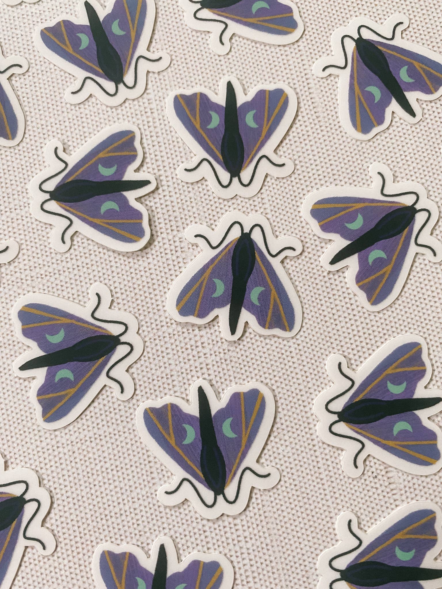 Magical Moth Mini Sticker - Lantern Print Co.