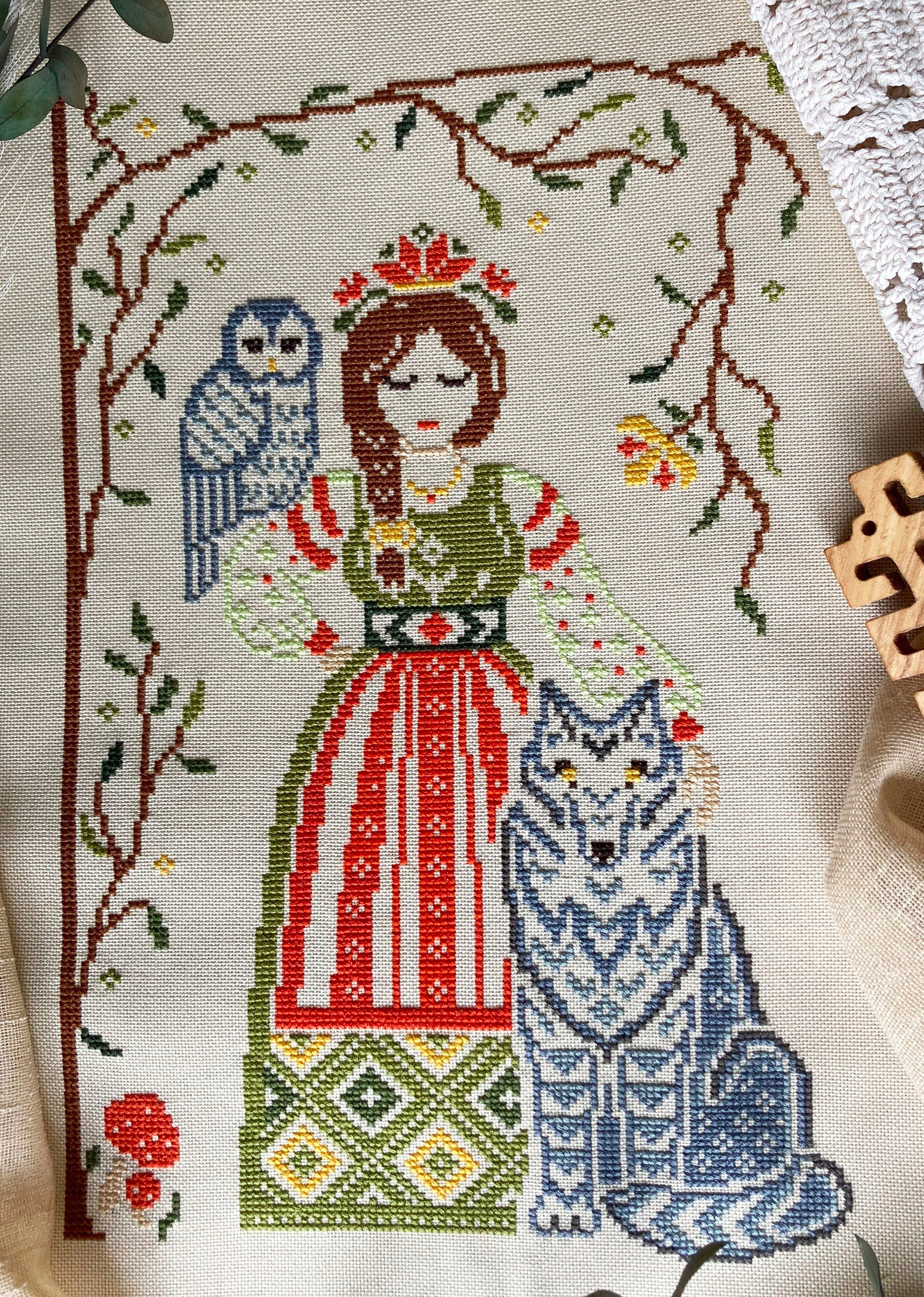 The Forest Goddess - Quaternion Creations - Cross Stitch Pattern
