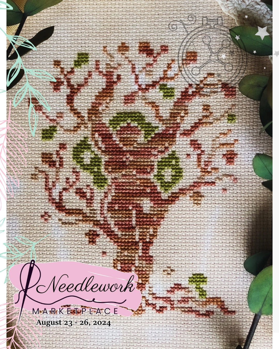 The Oak Nymph - Quaternion Creations - Cross Stitch Pattern