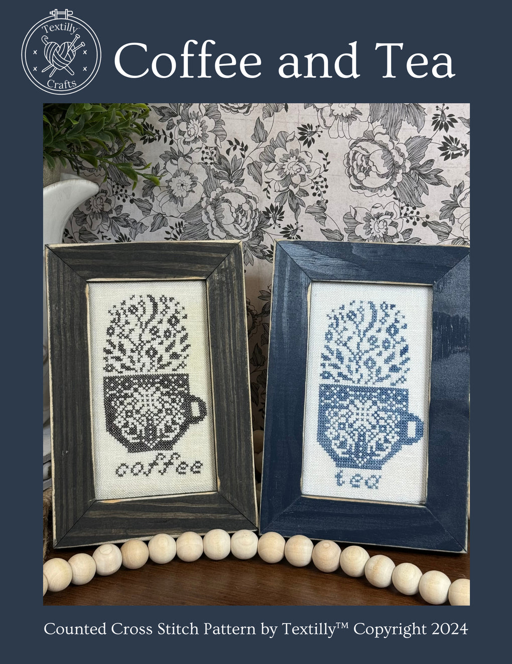 Coffee and Tea - Textilly Crafts - Cross Stitch Pattern [Needlework Marketplace 2024]