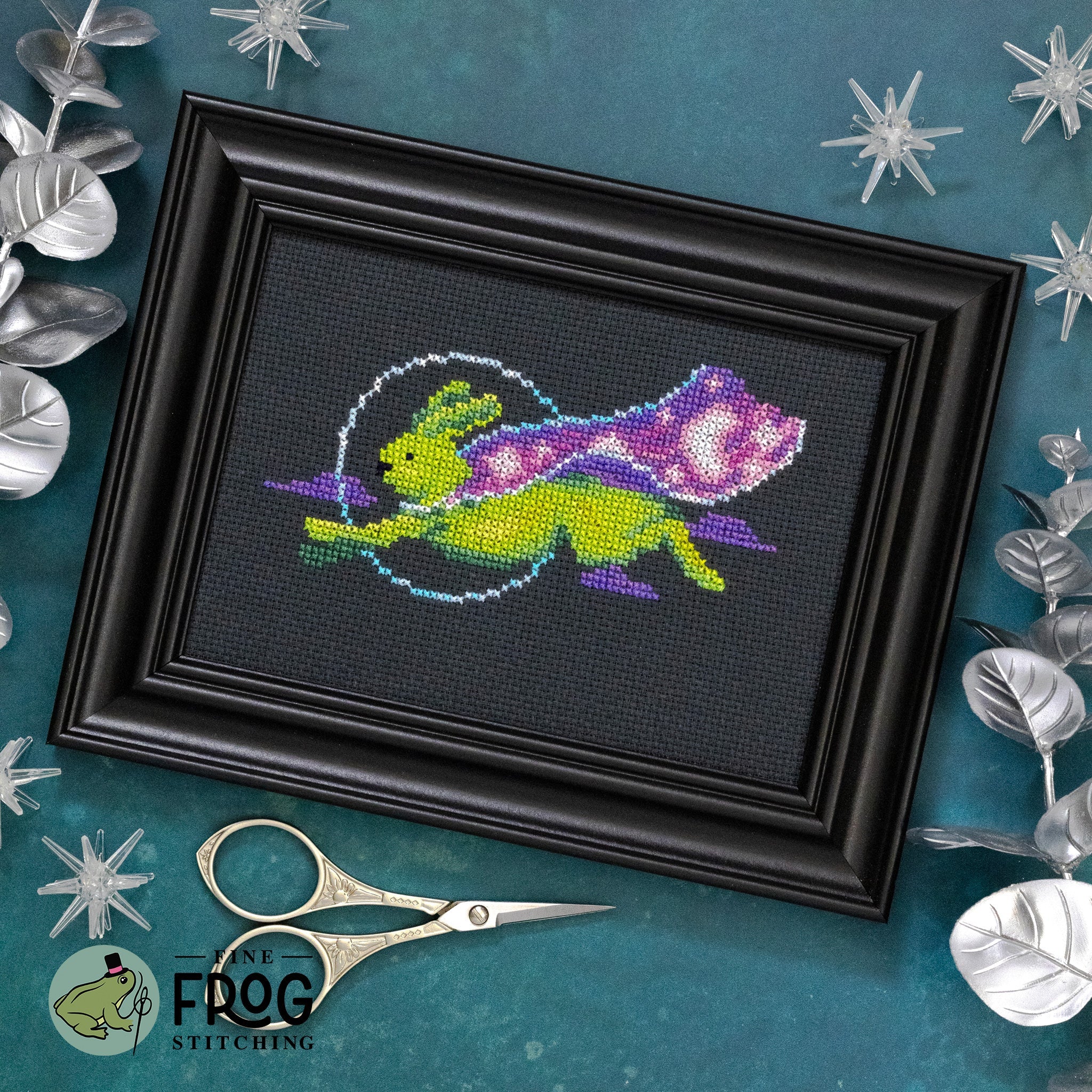 Nimble Nightbringer - Fine Frog Stitching - Cross Stitch Pattern [Nashville 2026]