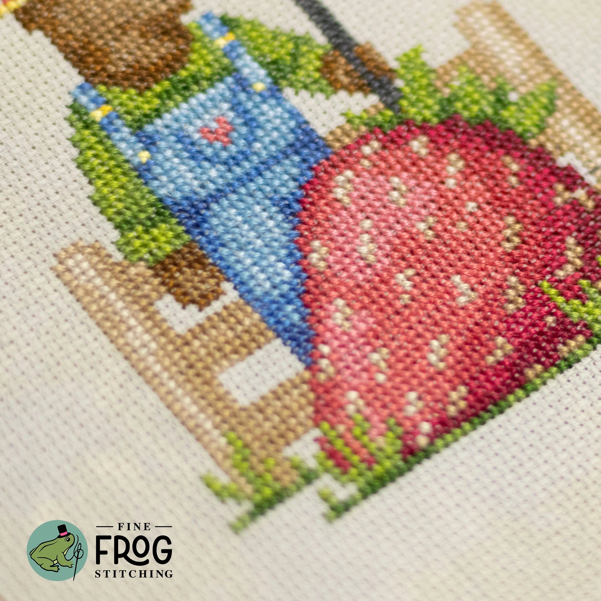 Strawberry Farmer - Fine Frog Stitching - Cross Stitch Pattern [Nashville 2026]