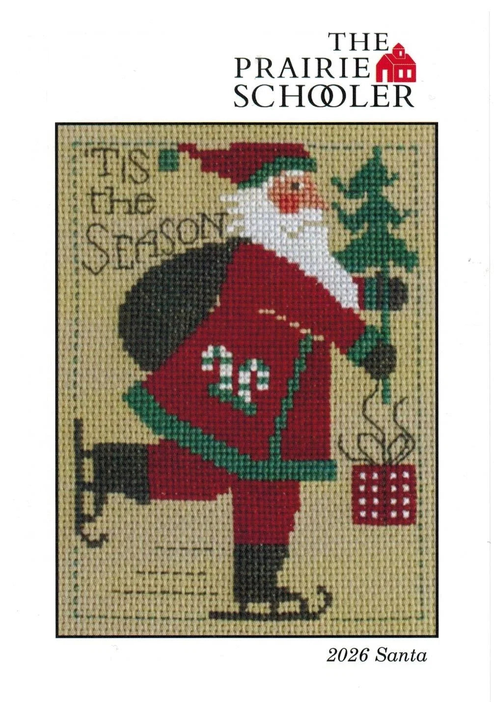 2026 Santa - The Prairie Schooler - Cross Stitch Pattern