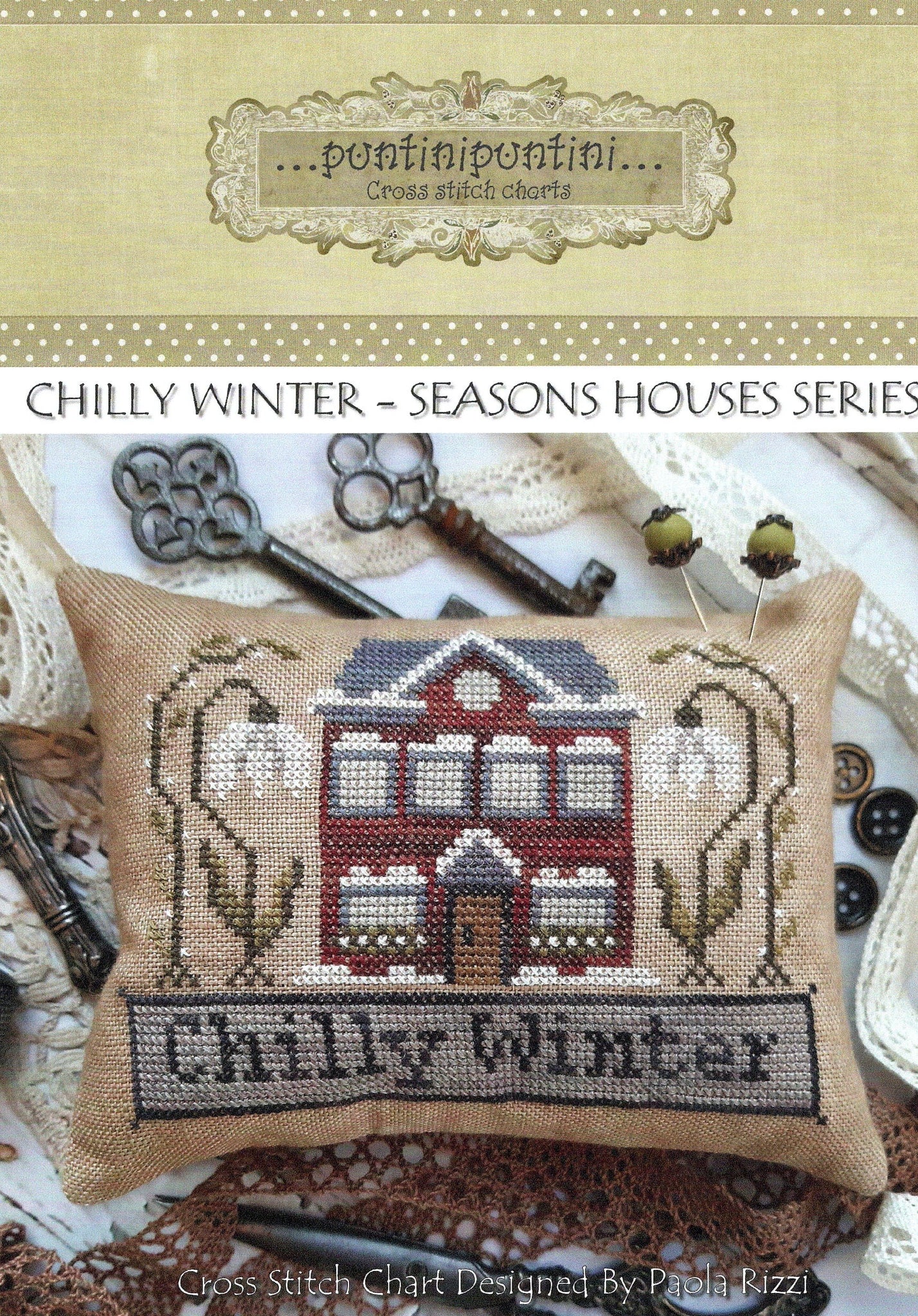 Chilly Winter (Seasons Houses Series) - PuntiniPuntini - Cross Stitch Pattern