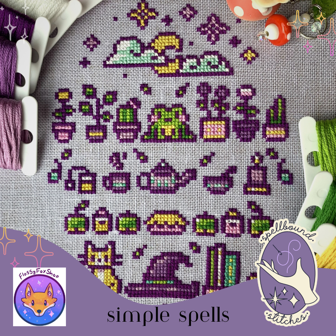 Spellbound Stitches - Cross Stitch Pattern Booklet