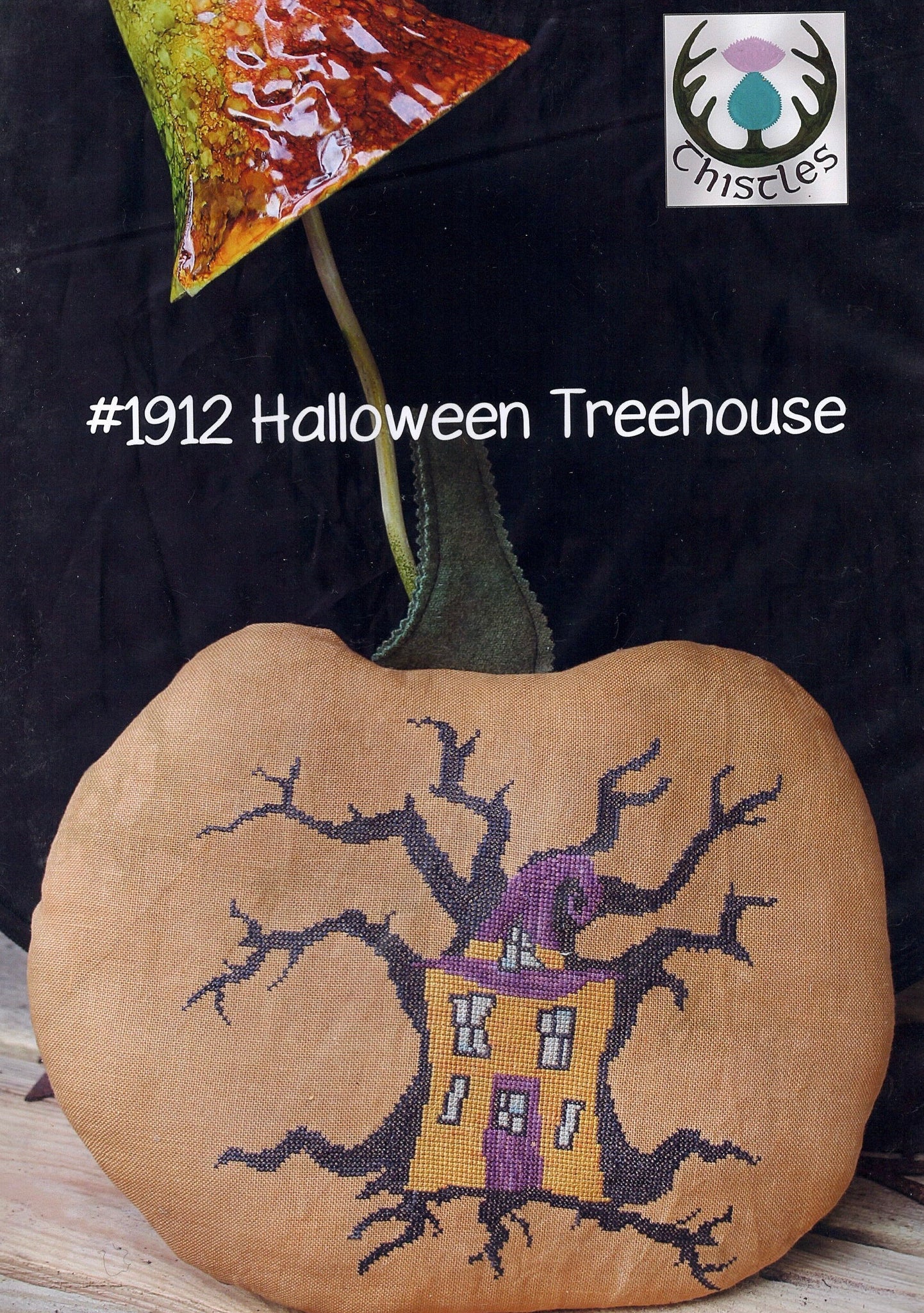 Halloween Treehouse - Thistles - Cross Stitch Pattern