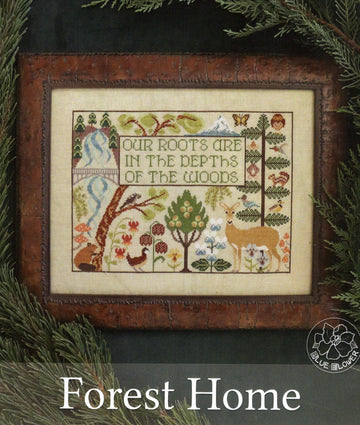 Forest Home - The Blue Flower - Cross Stitch Pattern