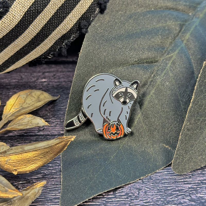 Raccoon Needle Minder - The Stitch Crypt [Needlework Marketplace 2026]