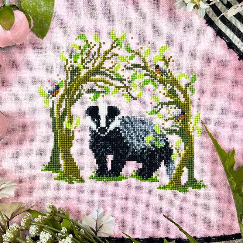 Badger in the Burrow - The Stitch Crypt - Cross Stitch Pattern [Nashville 2026]
