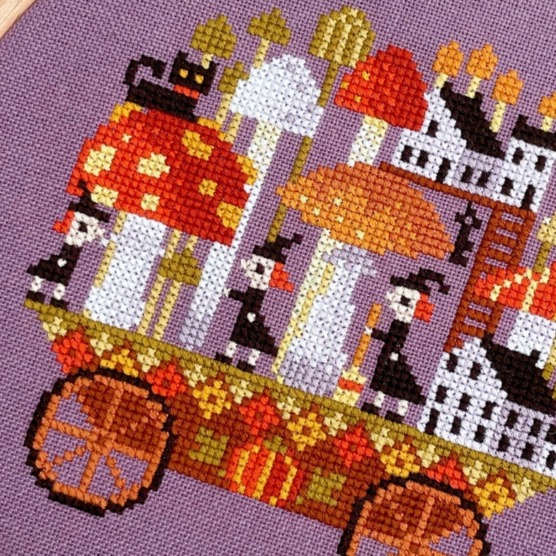 Mushroom Feast - Barbara Ana Designs - Cross Stitch Pattern