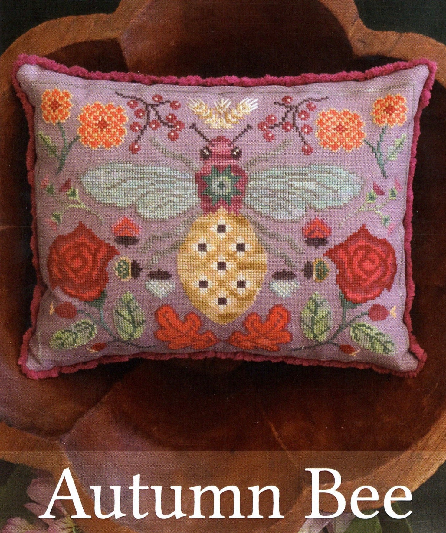 Autumn Bee - The Blue Flower - Cross Stitch Pattern