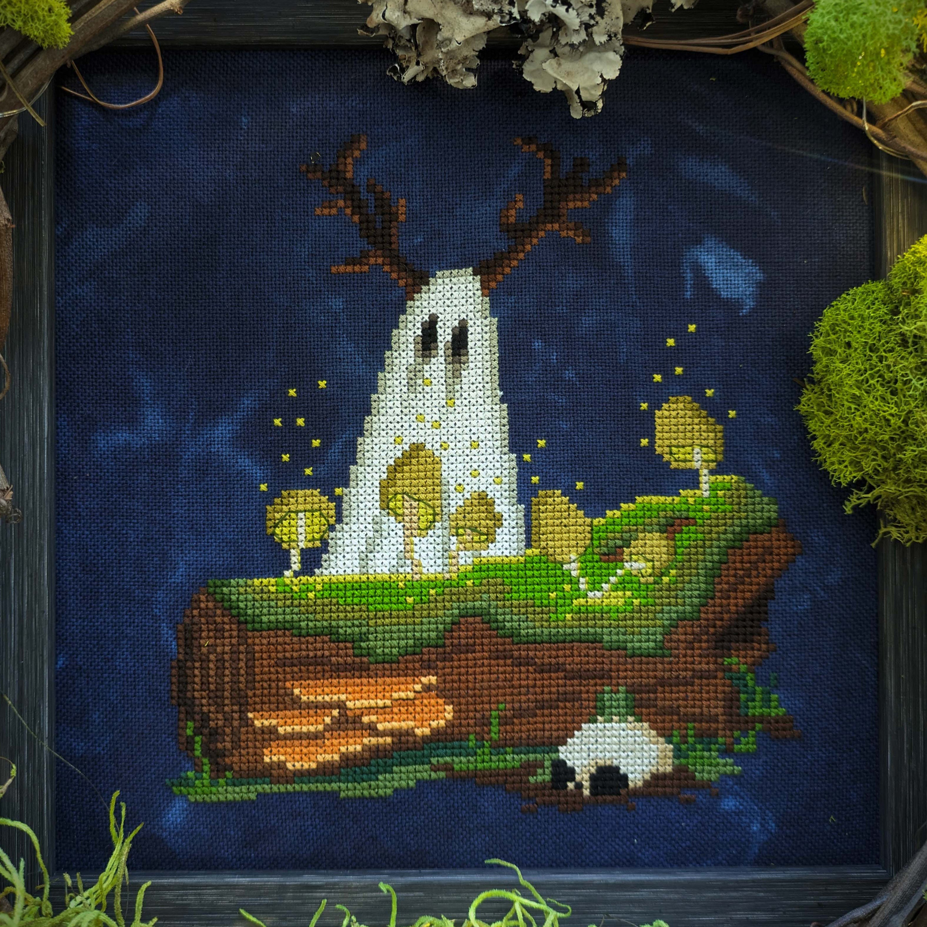 Ghostly Guardian - The Stitch Crypt - Cross Stitch Pattern [Needlework Marketplace 2024]