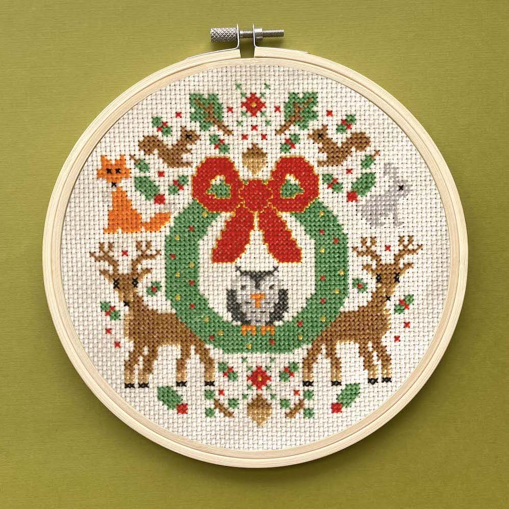 Woodland Holiday - Spot Colors - Cross Stitch Kit [Nashville 2024 Exclusive]