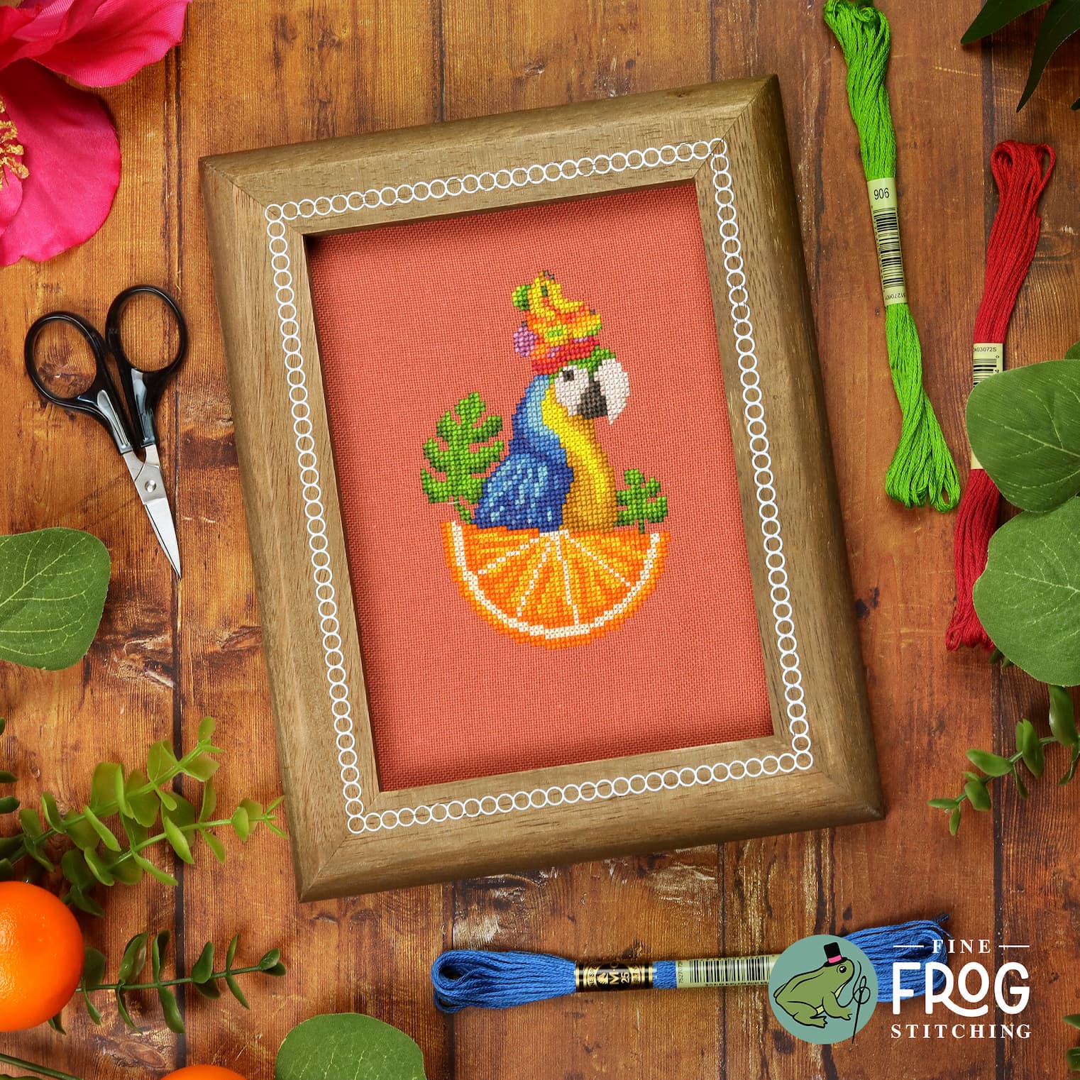 Fruit Hat Señorita - Fine Frog Stitching - Cross Stitch Pattern [Needlework Marketplace 2025]