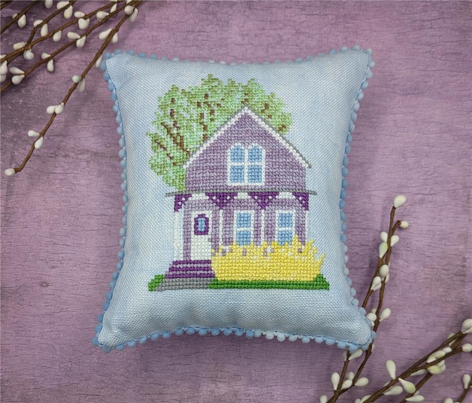 Spring House (Seasonal Houses) - KEB Studio Creations - Cross Stitch Pattern