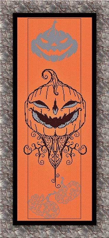 Pumpkin Banner  - Alessandra Adelaide Needleworks - Cross Stitch Pattern