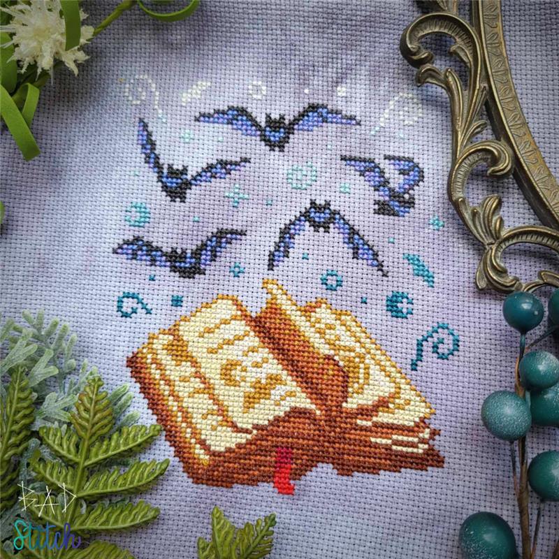 A Study In Bats - BAD Stitch - Cross Stitch Pattern