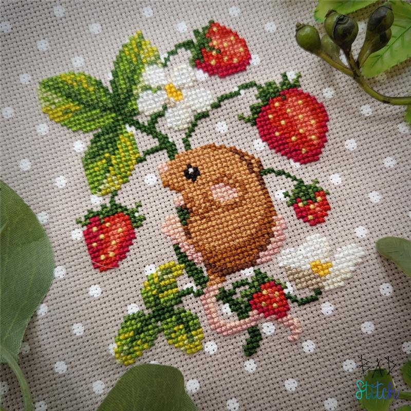 Strawberry Season - BAD Stitch - Cross Stitch Pattern
