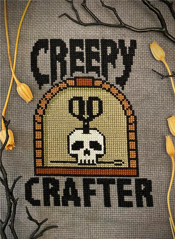 Creepy Crafter - The Stitch Crypt - Cross Stitch Pattern – The ...