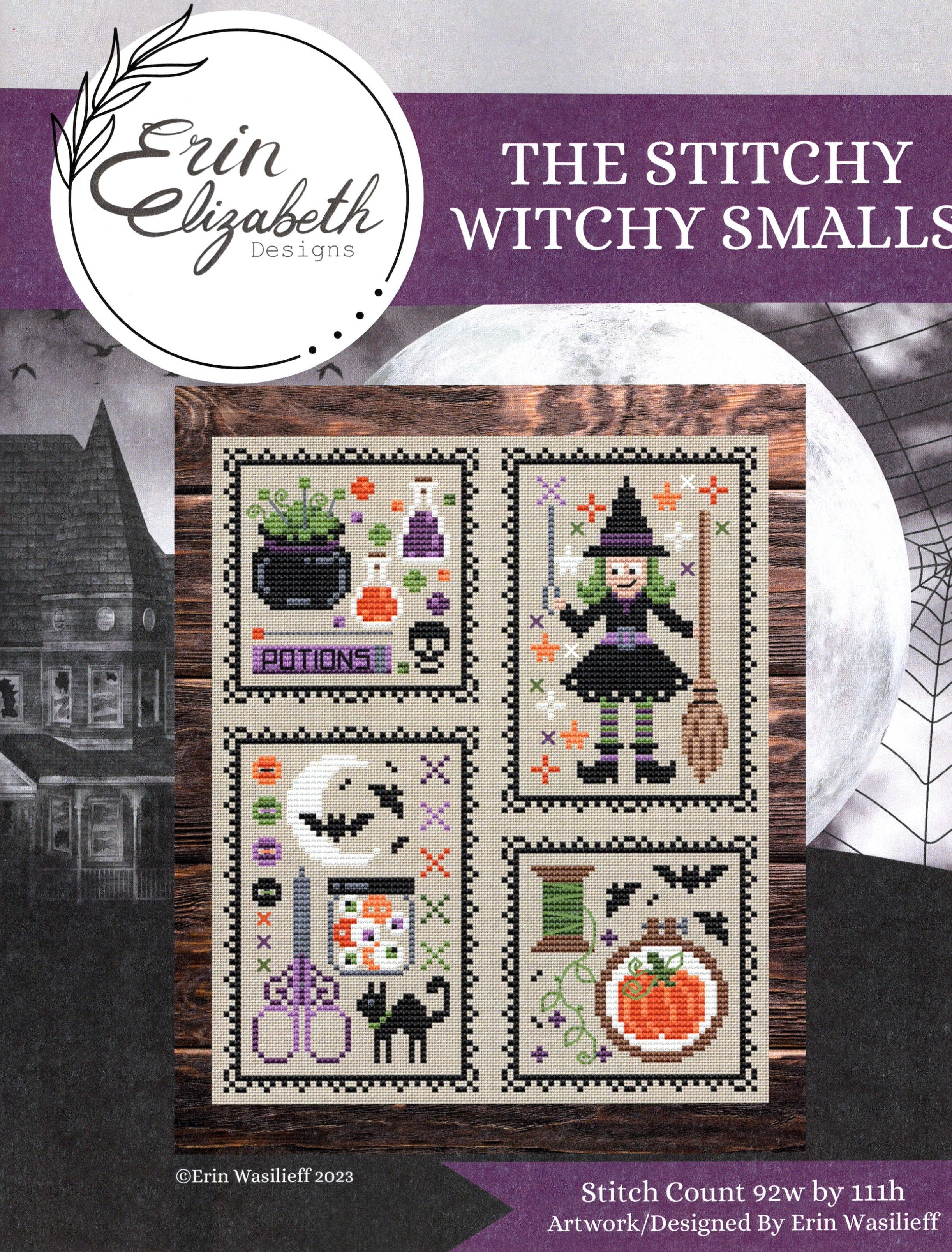 The Stitchy Witchy Smalls - Erin Elizabeth Designs - Cross Stitch Pattern