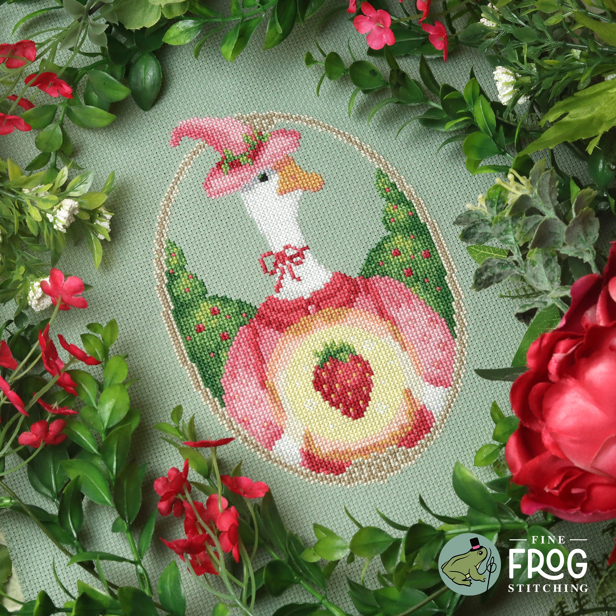 Strawberry Goose Witch - Fine Frog Stitching [Nashville 2025 Release]