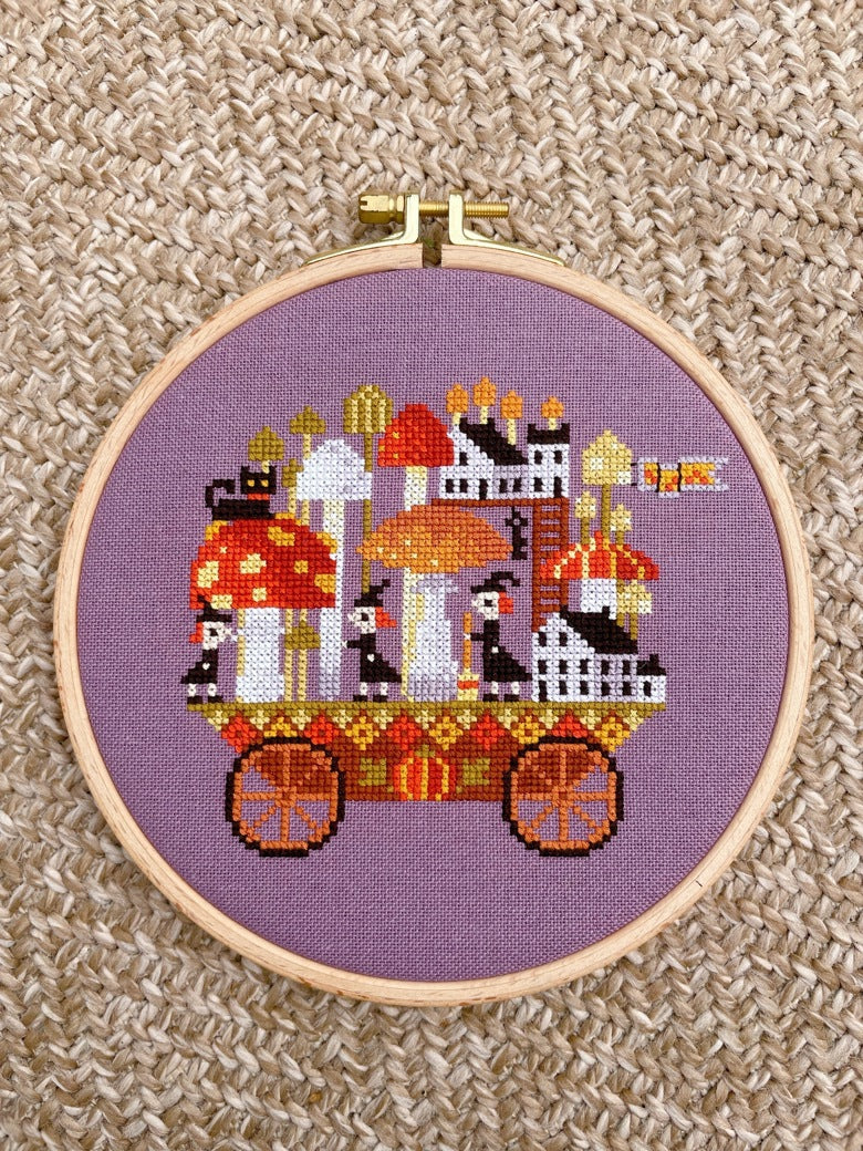 Mushroom Feast - Barbara Ana Designs - Cross Stitch Pattern