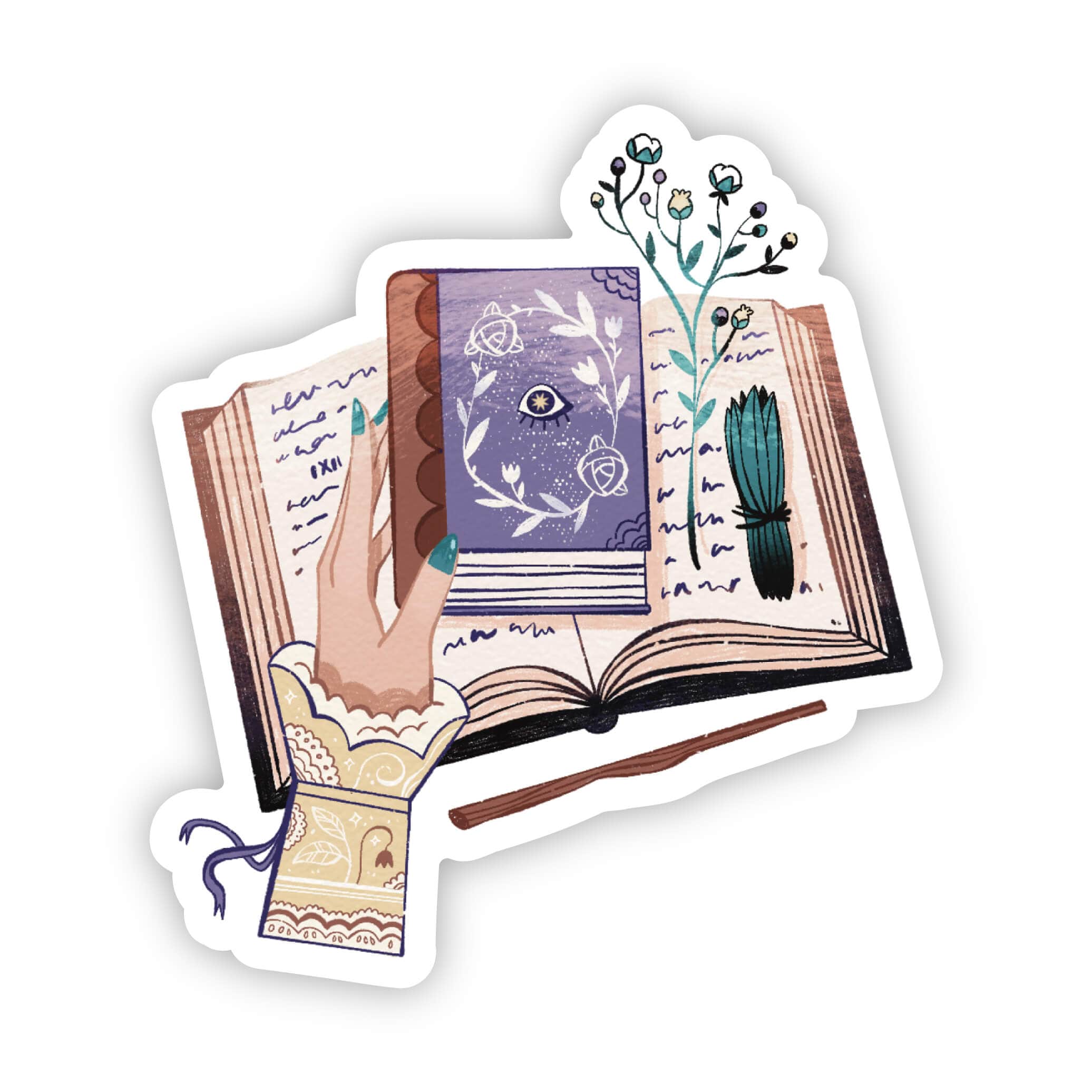 Mystical Book Sticker - Big Moods