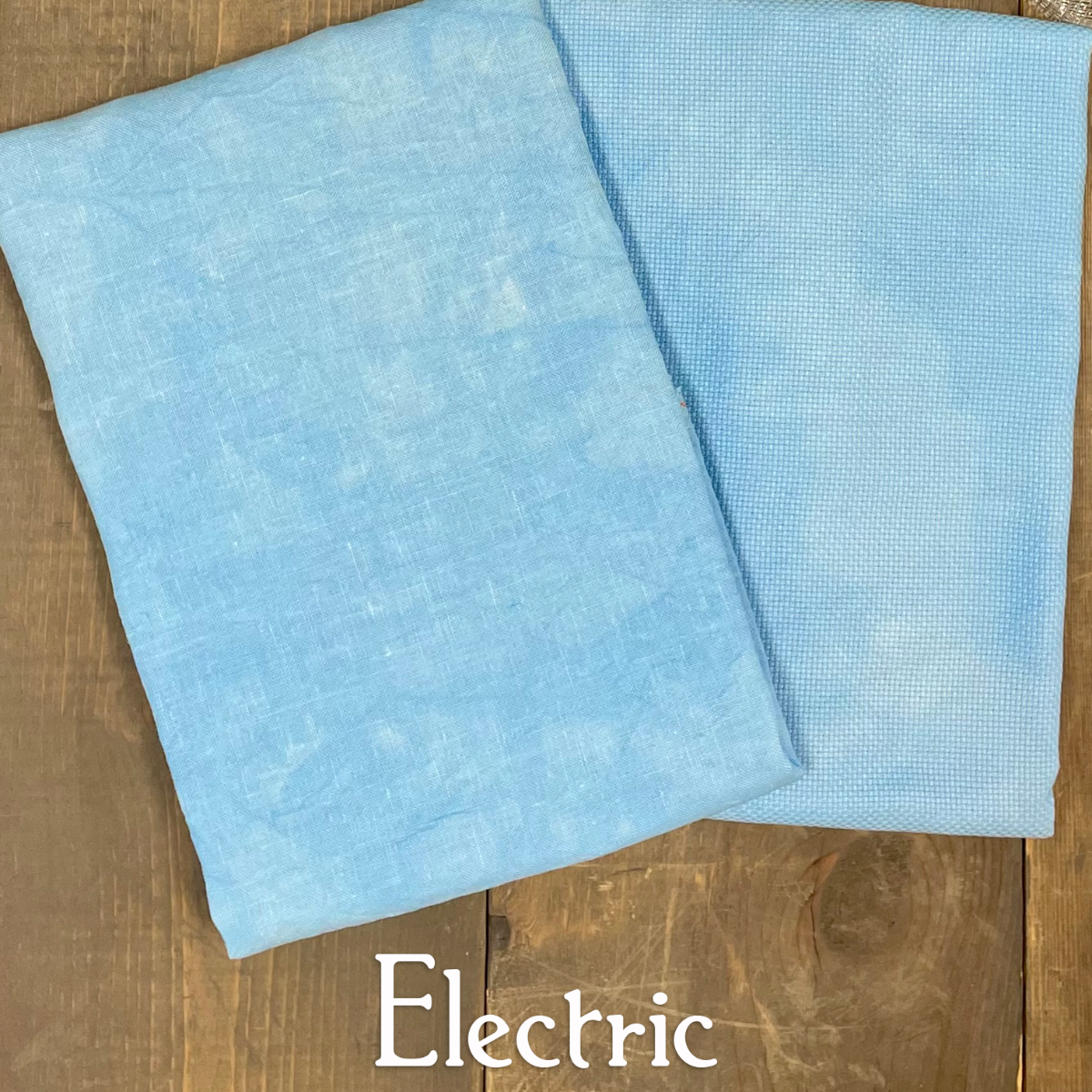 "Electric" Forbidden Fiber Co - Hand Dyed Cross Stitch Fabric