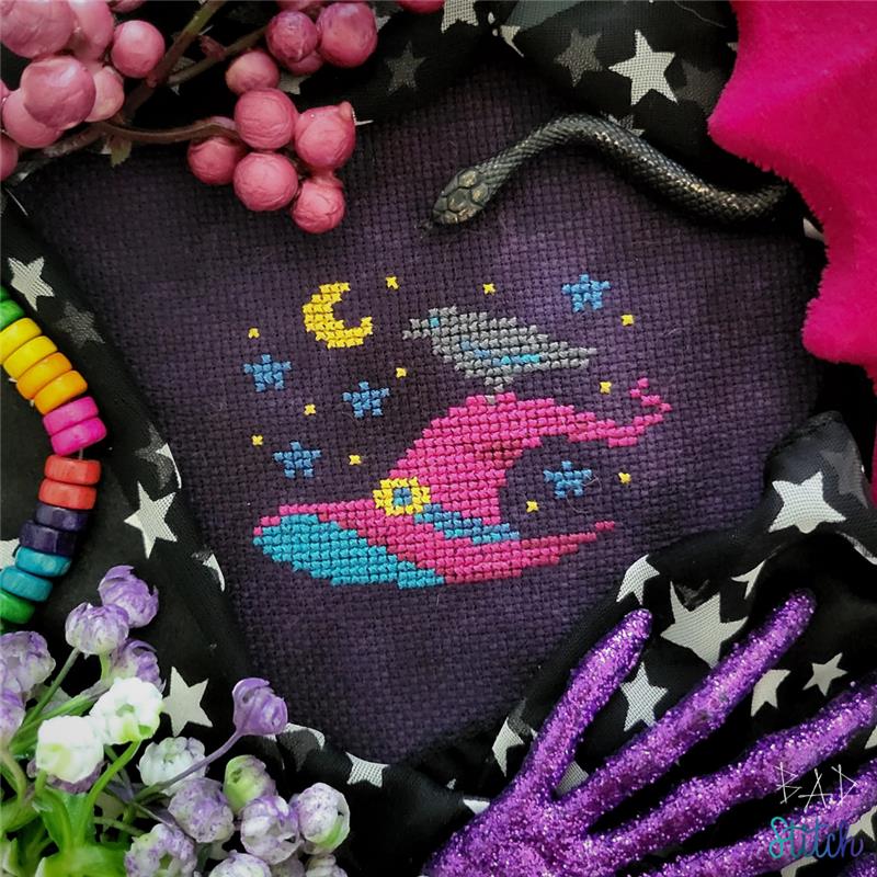 Cosmo Raven - BAD Stitch - Cross Stitch Pattern