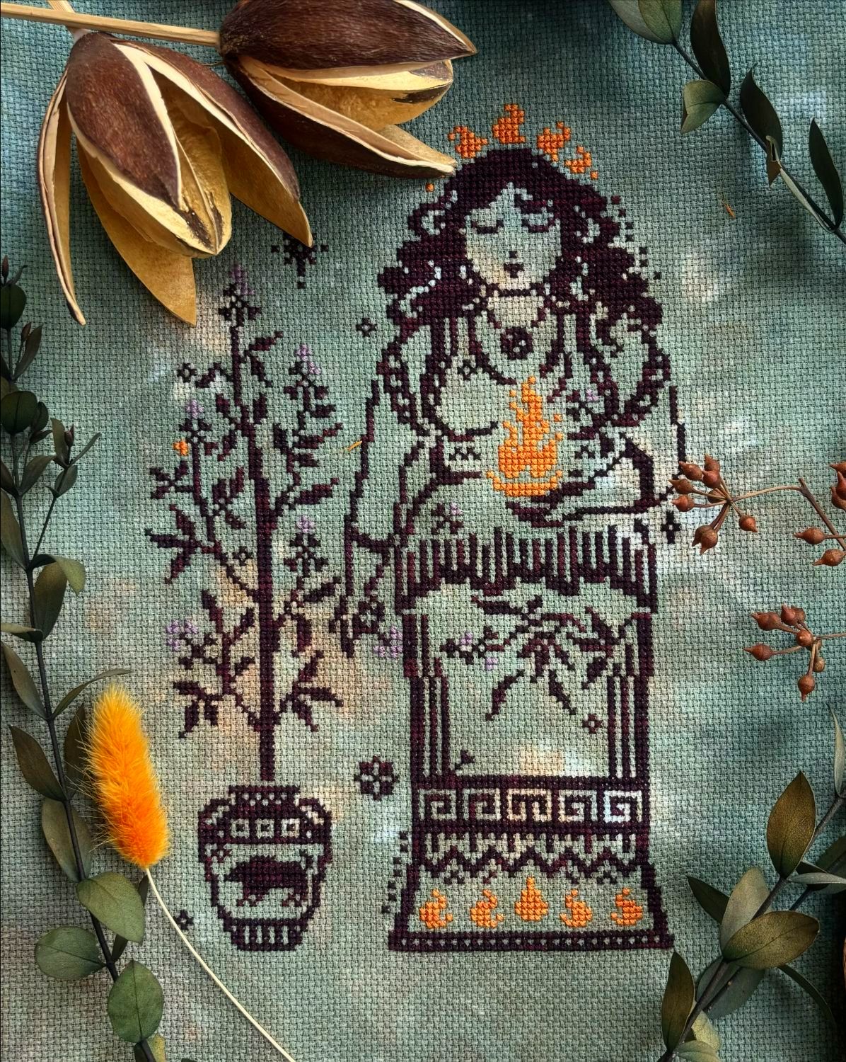 Hestia - Quaternion Creations - Cross Stitch Pattern [Needlework Marketplace 2026]