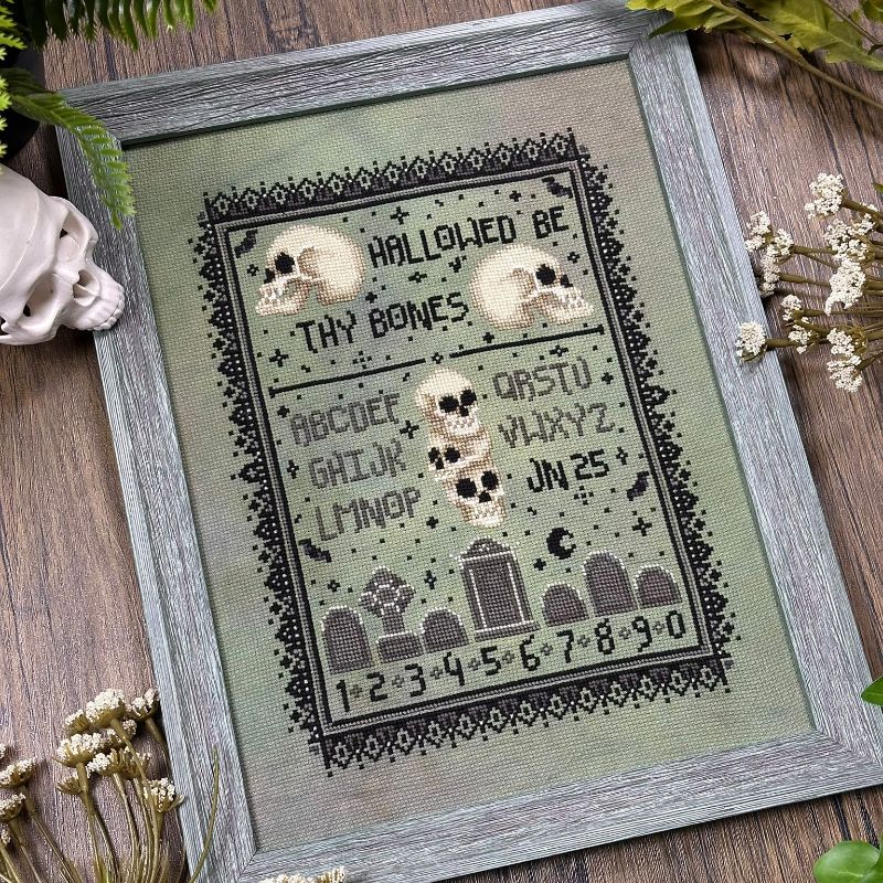 Hallowed Be Sampler - The Stitch Crypt - Cross Stitch Pattern [Needlework Marketplace 2025]