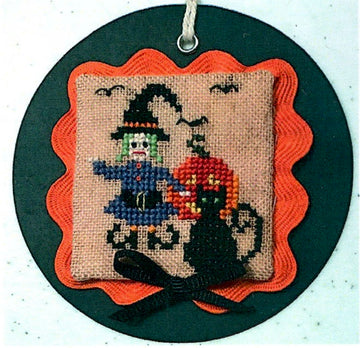Little Witch Ornament Kit (Limited Edition) - Praiseworthy Stitches - Cross Stitch Kits