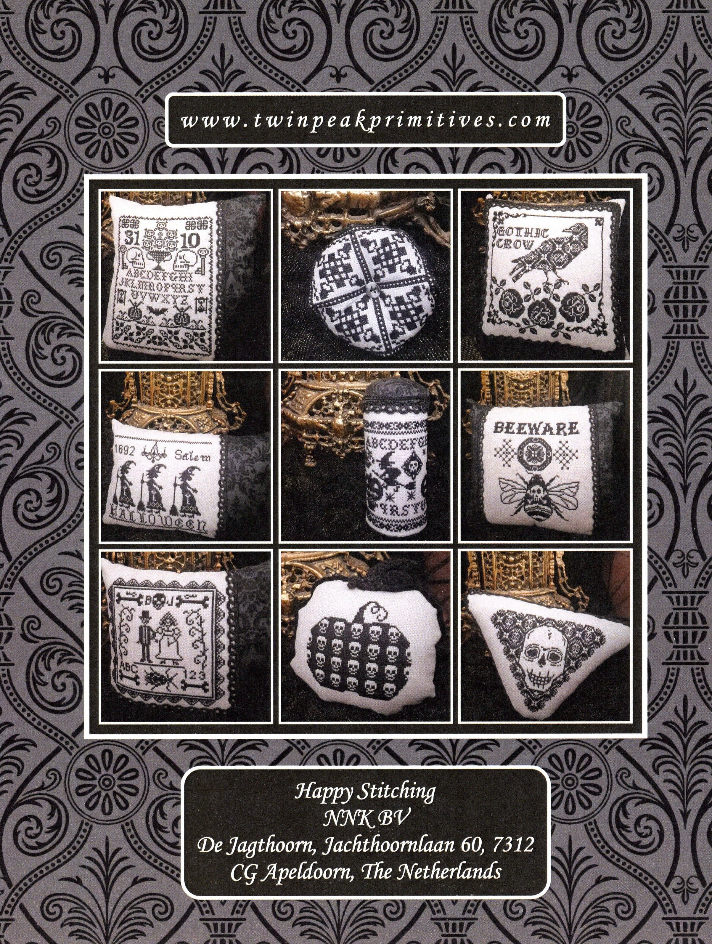 Gothic Halloween 2023 - Twin Peak Primitives - Cross Stitch Pattern