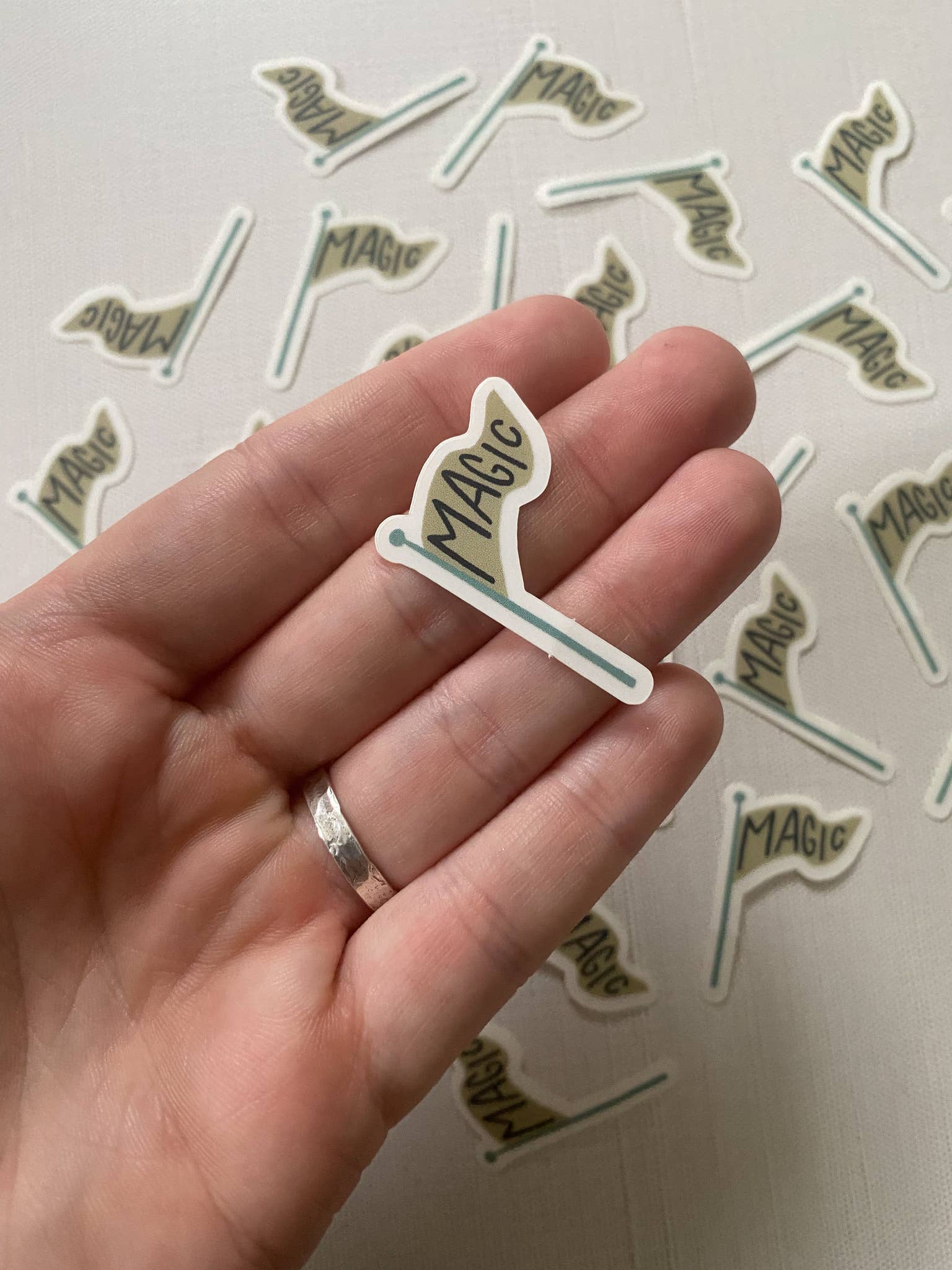 Mini Magic Flag Sticker - Lantern Print Co.