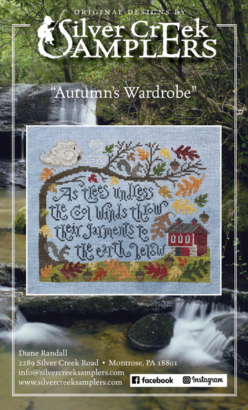 Autumn's Wardrobe - Silver Creek Samplers - Cross Stitch Pattern [Needlework Marketplace 2023 Exclusive]