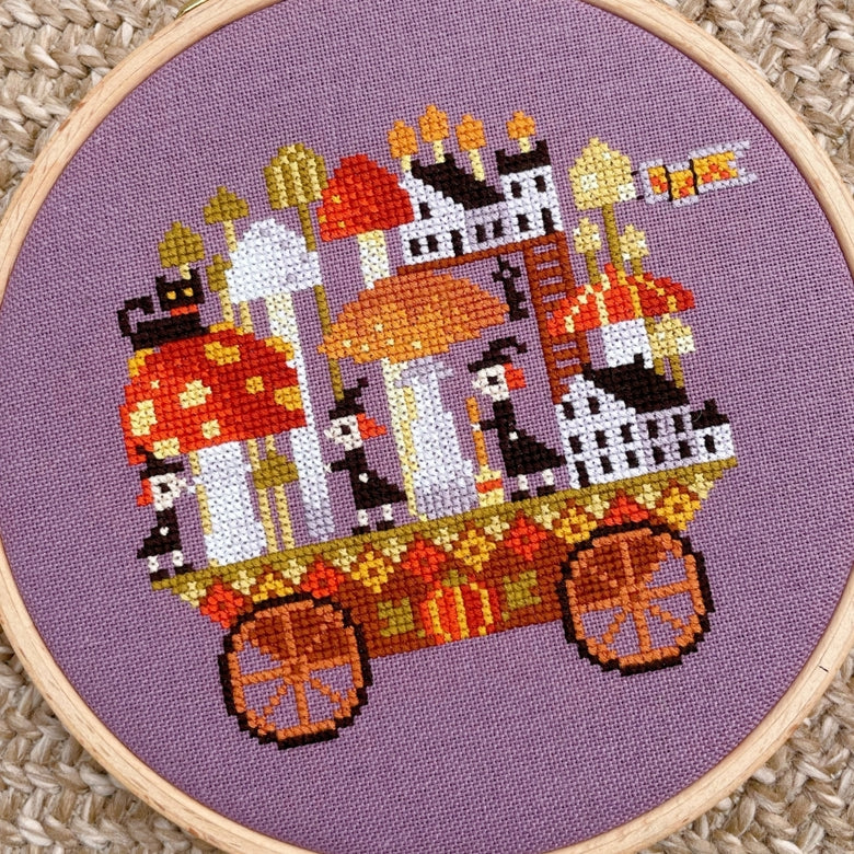 Mushroom Feast - Barbara Ana Designs - Cross Stitch Pattern