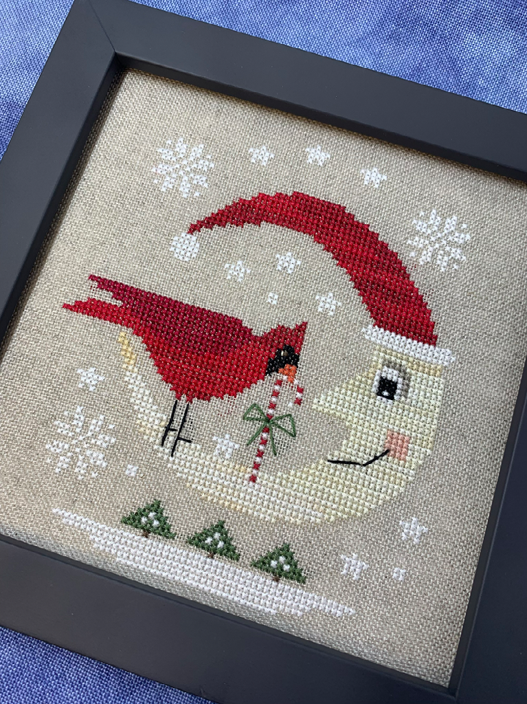 Christmas Moon - Stitches by Ethel - Cross Stitch Pattern [Needlework Marketplace 2025]