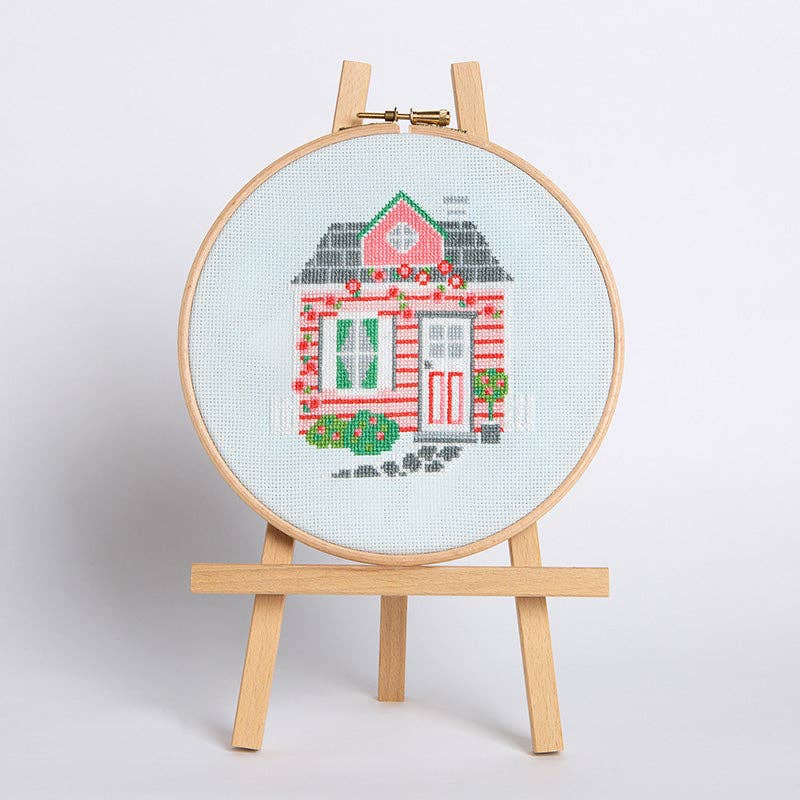 Mulberry Cottage Cross Stitch Kit - Caterpillar Cross Stitch